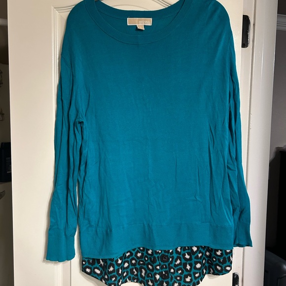 Michael Kors Medium Teal Sweater - Picture 1 of 1